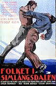 Folket i Simlångsdalen 1925 movie poster Fridolf Rhudin