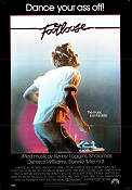 Footloose 1984 movie poster Kevin Bacon Lori Singer John Lithgow Herbert Ross Rock and pop