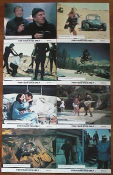 For Your Eyes Only 1981 lobby card set Roger Moore Carole Bouquet Topol