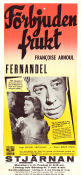 Förbjuden frukt 1952 poster Fernandel Francoise Arnoul Jacques Castelot Henri Verneuil