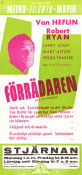 Förrädaren 1949 poster Van Heflin Robert Ryan Janet Leigh Fred Zinnemann Film Noir