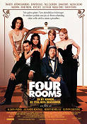 Four Rooms 1995 movie poster Antonio Banderas Madonna Salma Hayek Quentin Tarantino