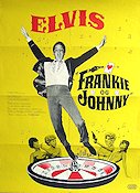 Frankie and Johnny 1966 movie poster Elvis Presley Donna Douglas Rock and pop Gambling