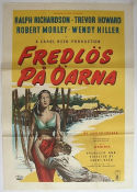 Fredlös på öarna 1951 poster Ralph Richardson Trevor Howard Kerima Carol Reed