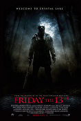 Friday the 13th 2009 movie poster Derek Mears Jared Padalecki Marcus Nispel