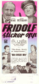 Fridolf sticker opp 1958 movie poster Douglas Håge Hjördis Petterson Inga Gill Lars Ekborg Torgny Anderberg Find more: Lilla Fridolf From comics