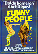 Funny People 1976 movie poster Joe Stewardson Bill Brewer Stuart Brown Jamie Uys Country: South Africa