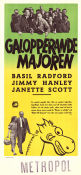 The Galloping Major 1951 movie poster Basil Radford Jimmy Hanley Janette Scott Henry Cornelius