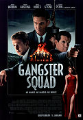 Gangster Squad 2013 movie poster Sean Penn Ryan Gosling Emma Stone Ruben Fleischer Mafia