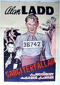 Paper Bullets Crime inc 1941 movie poster Alan Ladd Joan Woodbury
