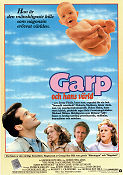 The World According to Garp 1982 movie poster Robin Williams Glenn Close Mary Beth Hurt John Lithgow George Roy Hill Kids