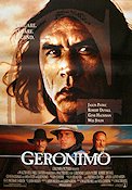 Geronimo 1993 movie poster Jason Patric Gene Hackman Matt Damon