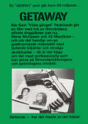 The Getaway 1972 movie poster Steve McQueen Ali MacGraw Ben Johnson Sam Peckinpah