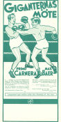 Giganternas möte 1934 poster Primo Carnera Max Baer Arthur Donovan Boxning Dokumentärer