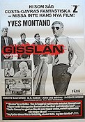 Etat de Siege 1972 movie poster Yves Montand Renato Salvatori OE Hasse Costa-Gavras