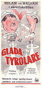 Glada Tyrolare 1938 poster Helan och Halvan Laurel and Hardy John G Blystone Hitta mer: Hal Roach Berg