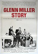 The Glenn Miller Story 1954 movie poster James Stewart Jazz