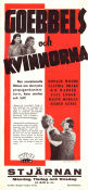 Goebbels och kvinnorna 1944 poster Claudia Drake Wolfgang Zilzer Donald Woods Alfred Zeisler Hitta mer: Nazi