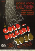 Gold Diggers 1936 1935 poster Dick Powell Adolphe Menjou Gloria Stuart Busby Berkeley Musikaler