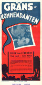 Gränskommendanten 1934 poster Erich von Stroheim Wera Engels Leslie Fenton Frank R Strayer