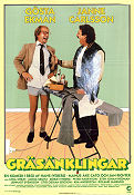 Gräsänklingar 1982 movie poster Gösta Ekman Janne Carlsson Lena Olin Hans Iveberg