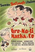 Gre-No-Li Nacka och Co 1951 movie poster Carl Adam Nycop Football soccer