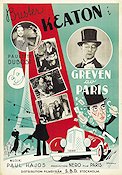 Greven av Paris 1934 poster Buster Keaton Paulette Dubost