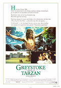 Greystoke The Legend of Tarzan 1984 movie poster Ralph Richardson Ian Holm Hugh Hudson Find more: Tarzan