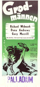 Grodmännen 1951 poster Richard Widmark Dana Andrews Gary Merrill Lloyd Bacon Dykning