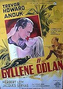 Golden Salamander 1950 movie poster Trevor Howard Anouk Aimée Herbert Lom Ronald Neame