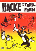 Hacke i toppform 1959 movie poster Hacke Hackspett Woody Woodpecker Walter Lantz Animation