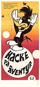 Hacke på äventyr 1968 movie poster Hacke Hackspett Woody Woodpecker Walter Lantz Animation
