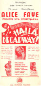 Hallå Broadway 1937 poster Alice Faye The Ritz Brothers Don Ameche Norman Taurog Musikaler