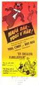 Hey There It´s Yogi Bear 1964 movie poster Yogi Bear Joseph Barbera Production: Hanna-Barbera Animation From TV