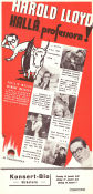 Hallå professorn 1938 poster Harold Lloyd Phyllis Welch William Frawley Elliott Nugent