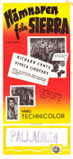 Hämnaren från Sierra 1952 poster Richard Conte Viveca Lindfors Barbara Britton Lesley Selander