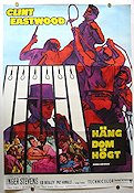 Hang em High 1968 movie poster Clint Eastwood Inger Stevens Ted Post Poster artwork: Sanford Kossin