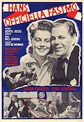 Hans officiella fästmö 1944 movie poster Håkan Westergren Marianne Löfgren