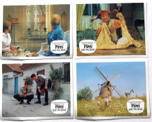 Pippi Goes on Board 1972 lobby card set Inger Nilsson Beppe Wolgers Olle Hellbom Writer: Astrid Lindgren From TV