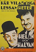 Pack Up Your Troubles 1932 movie poster Laurel and Hardy Helan och Halvan