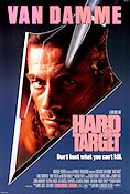 Hard Target 1993 movie poster Jean-Claude Van Damme Lance Henriksen Yancy Butler John Woo