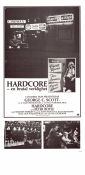 Hardcore 1979 poster George C Scott Peter Boyle Season Hubley Paul Schrader