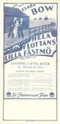 Hela flottans lilla fästmö 1928 poster Clara Bow James Hall Jack Oakie Malcolm St Clair