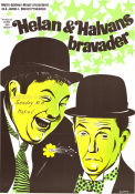 Helan och Halvans bravader 1968 poster Stan Laurel Oliver Hardy Helan och Halvan