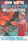 Hellfighters 1968 movie poster John Wayne Vera Miles