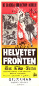 Helvetet vid fronten 1952 poster John Hodiak Linda Christian Stephen McNally Lesley Selander