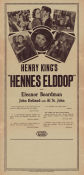 Hennes elddop 1929 poster Eleanor Boardman John Holland Edmund Burns Henry King