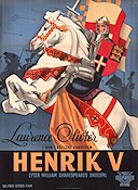 Henry V 1946 movie poster Laurence Olivier Writer: William Shakespeare