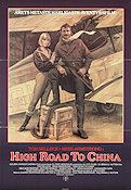 High Road to China 1983 movie poster Tom Selleck Bess Armstrong Jack Weston Brian G Hutton Planes