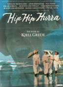 Hip Hip Hurra! 1987 movie poster Stellan Skarsgård Lene Bröndum Pia Vieth Kjell Grede Beach Denmark